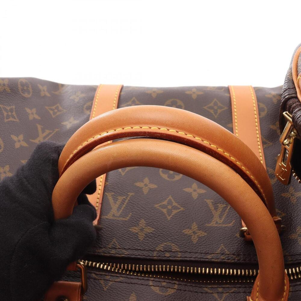 LOUIS VUITTON Brown Leather Boston Bag - Picture 14 of 15